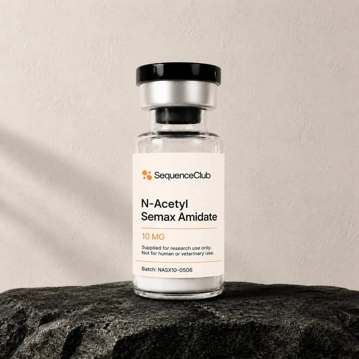 N-Acetyl Semax Amidate 10 mg research vial