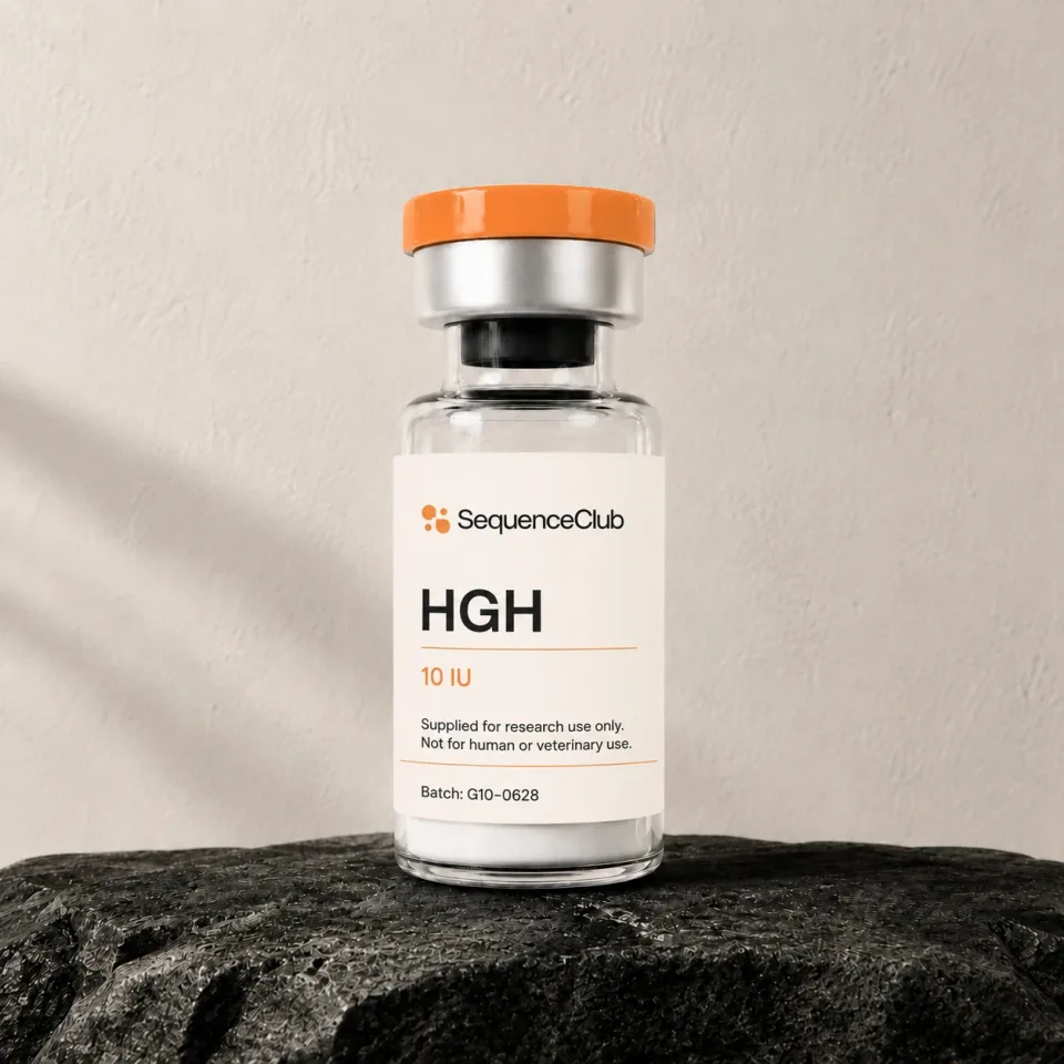 HGH 10 IU research vial