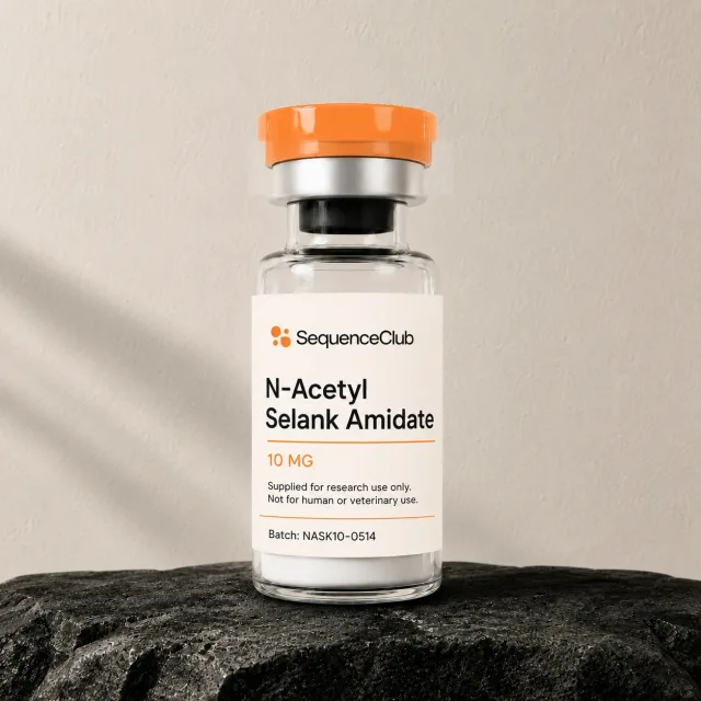 N-Acetyl Selank Amidate 10 mg research vial