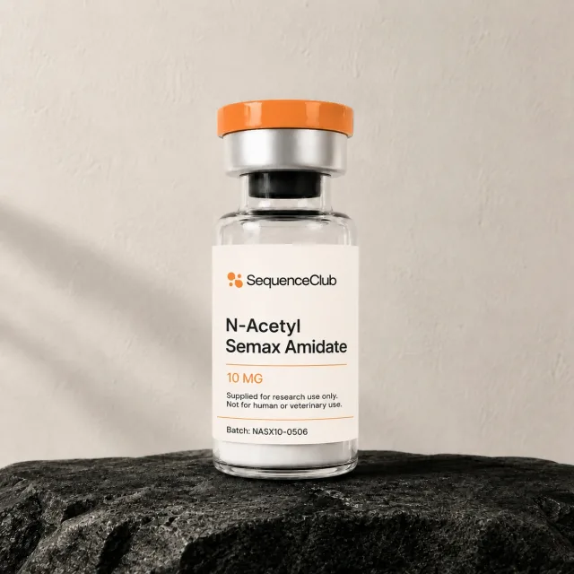 N-Acetyl Semax Amidate 10 mg research vial