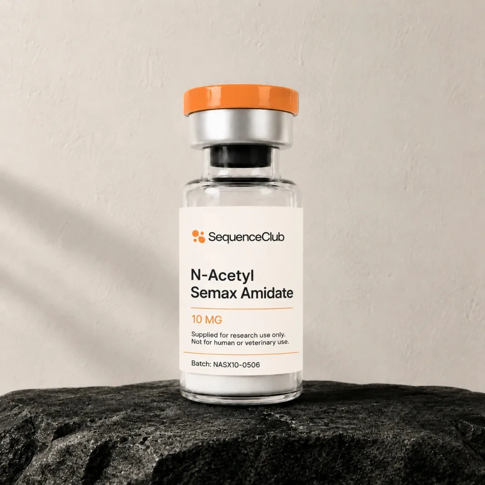 N-Acetyl Semax Amidate 10 mg research vial
